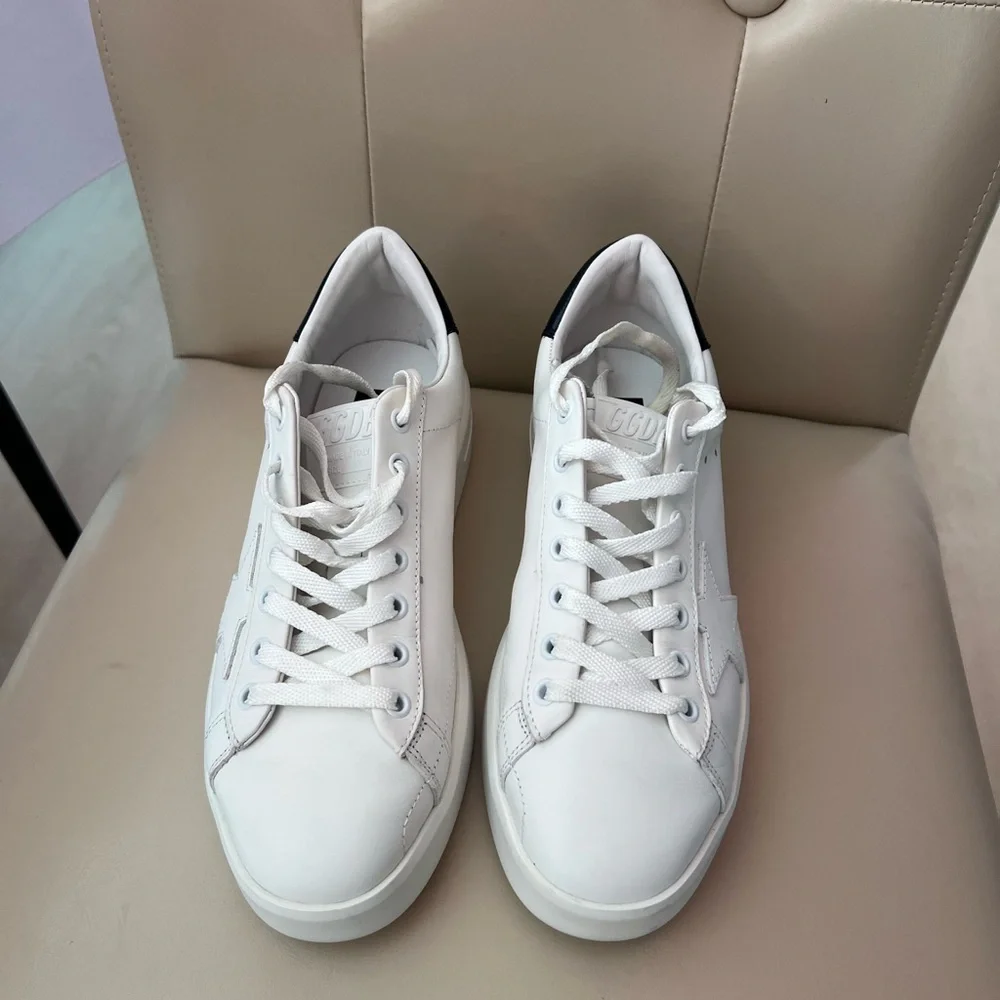 Golden Goose White and Black Sneakers - Picture 2 of 3